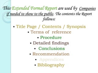 WHAT IS REPORT & WHY WRITE A REPORT | PDF