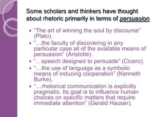What is rhetoric | PPTX