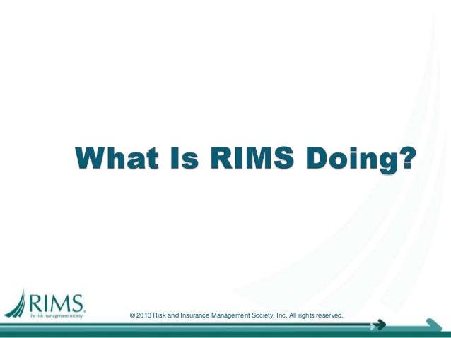 Risk And Insurance Management Society Q A Richard