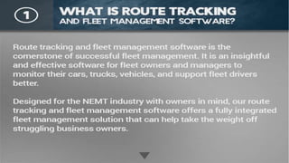What Is Routing Tracking and Fleet Management Software?