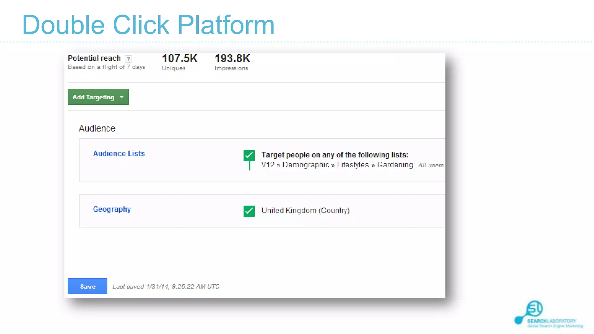 Double Click Platform

 