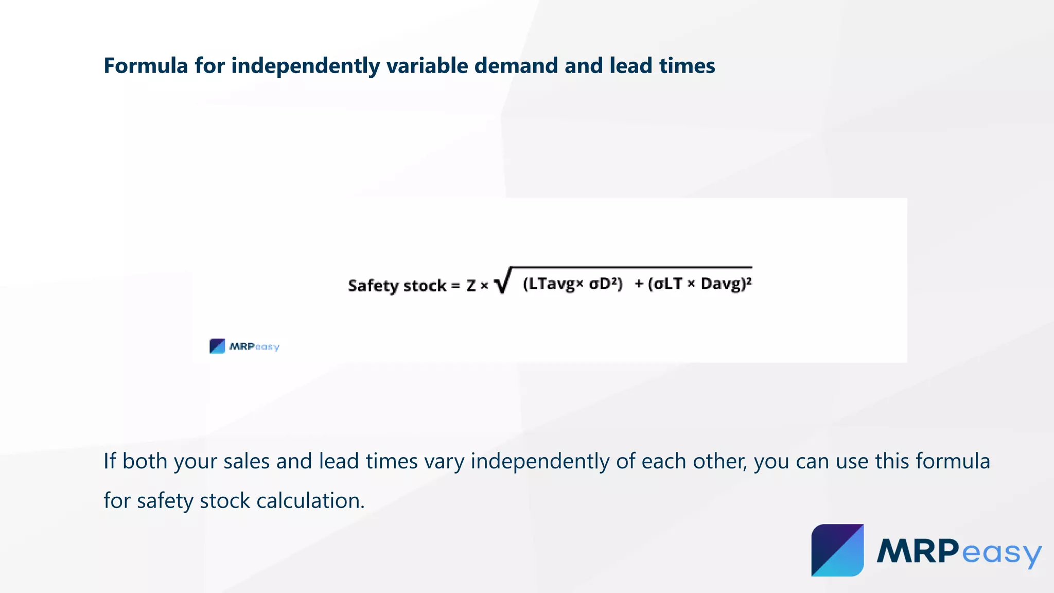 What is safety stock and how to calculate it? | PDF