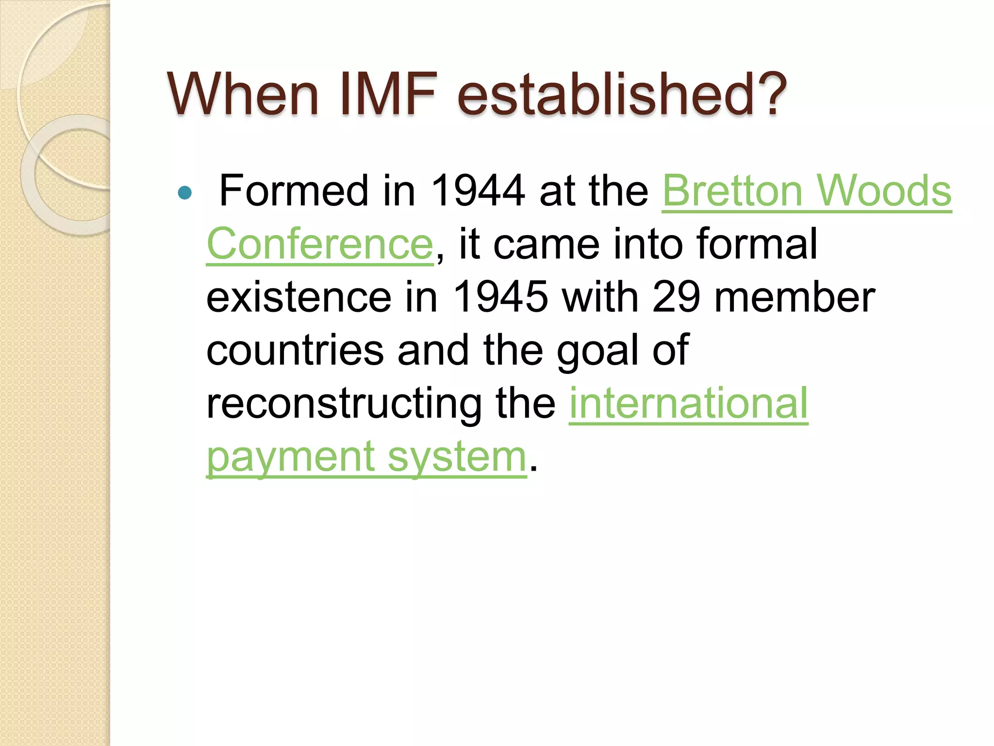 What is Structural Adjustment Programs of IMF | PPTX