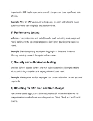 What is SAP Testing_ A Comprehensive Guide | PDF