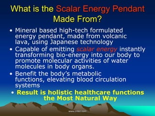 What is scalar energy pendant? www.cntez.com