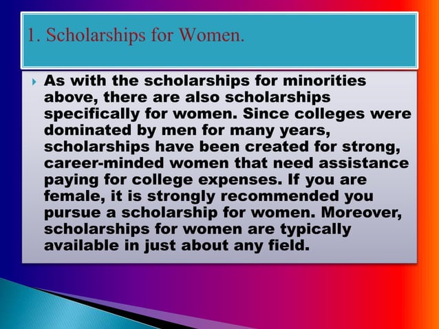 Scholarship it's definition and it's types | PPT