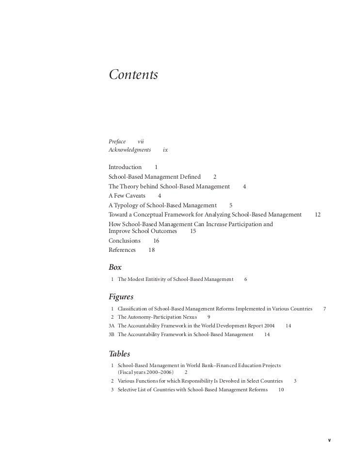 What Is School Based Management See Companion Piece What Do We Know About Schoolbased Management Vii Service Agreement also Reflective Essay On English Class Business Plan Writers In Augusta Ga