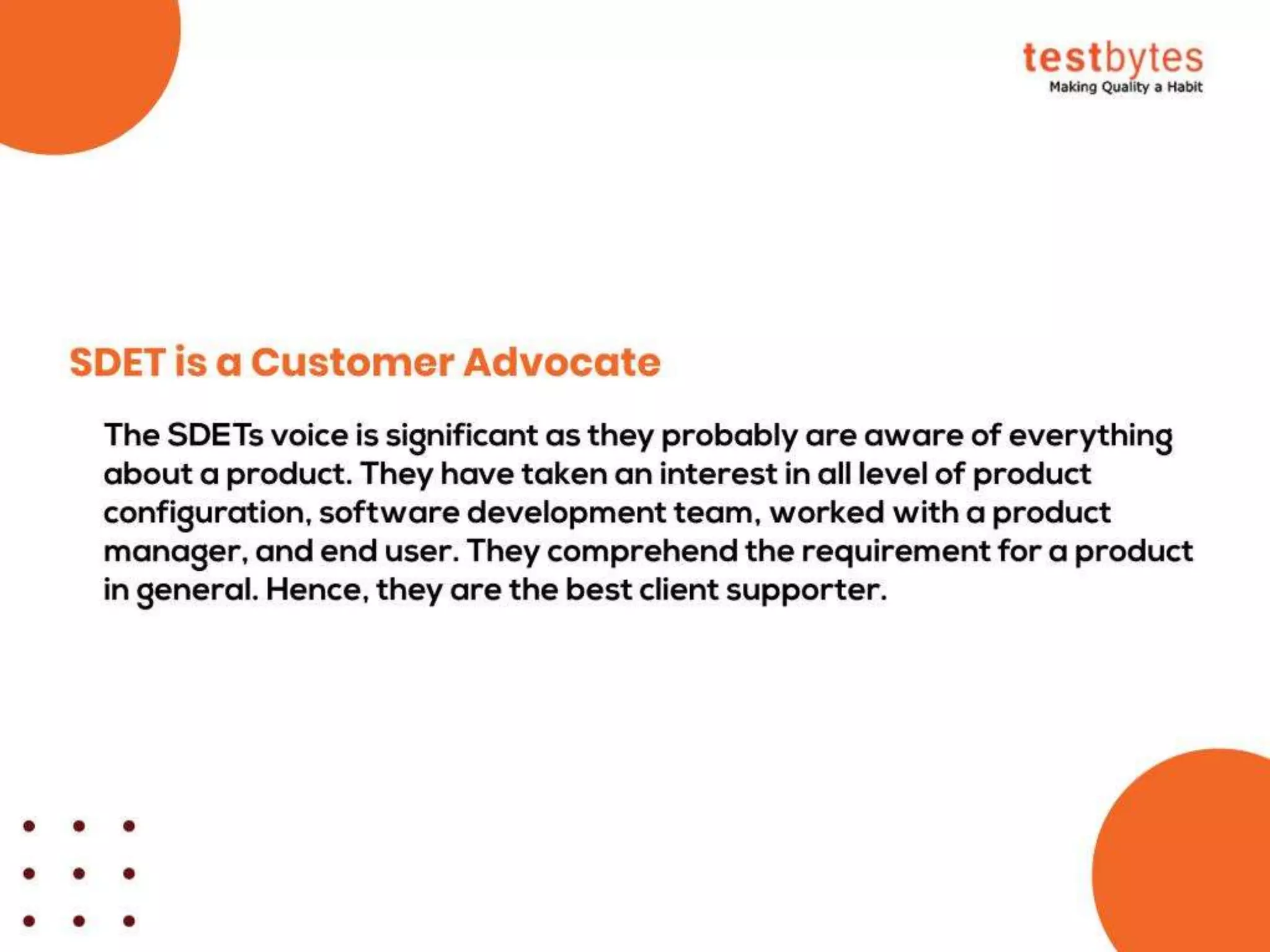 What is SDET? (Software Development Engineer in Test)