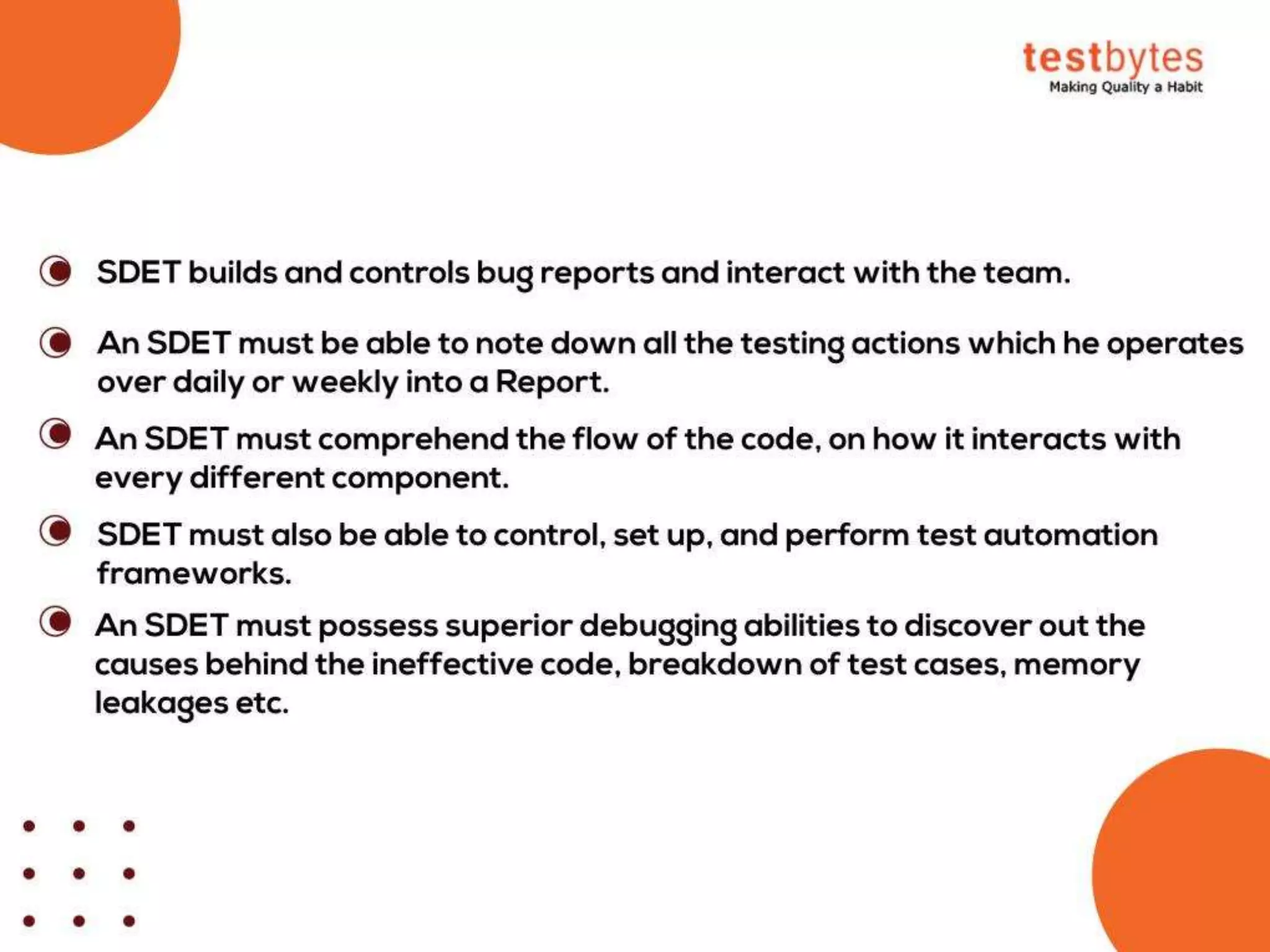 What is SDET? (Software Development Engineer in Test)