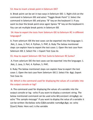 What is selenium | PDF