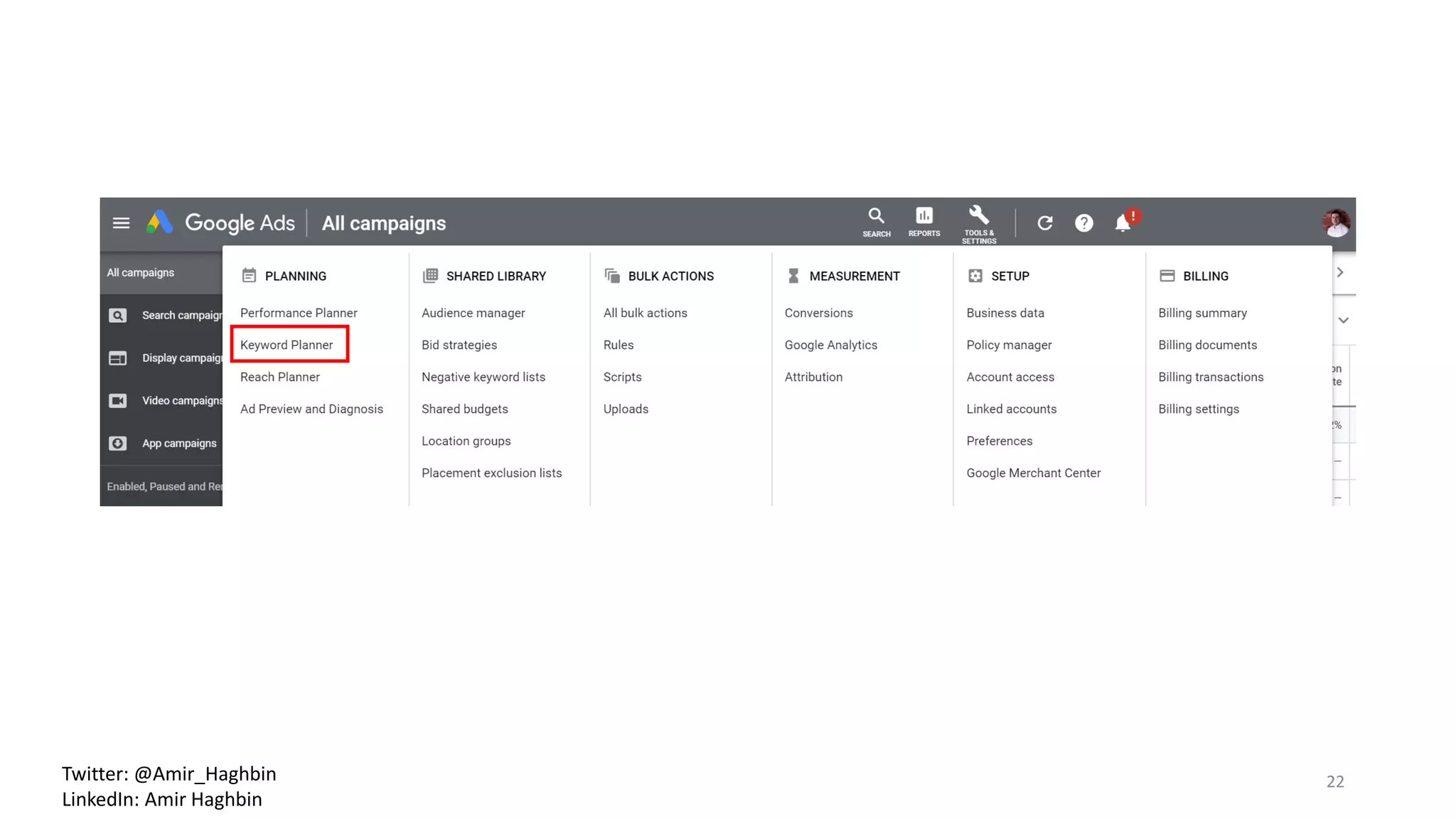 22Twitter: @Amir_Haghbin
LinkedIn: Amir Haghbin
 