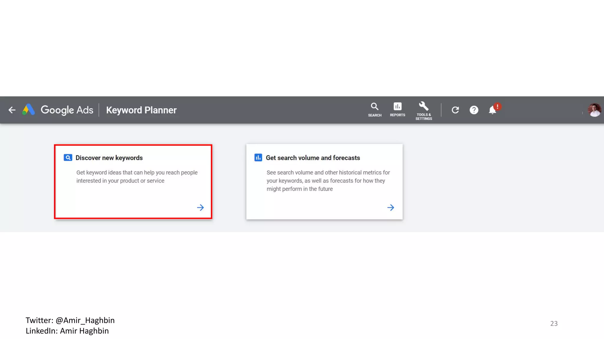 23Twitter: @Amir_Haghbin
LinkedIn: Amir Haghbin
 