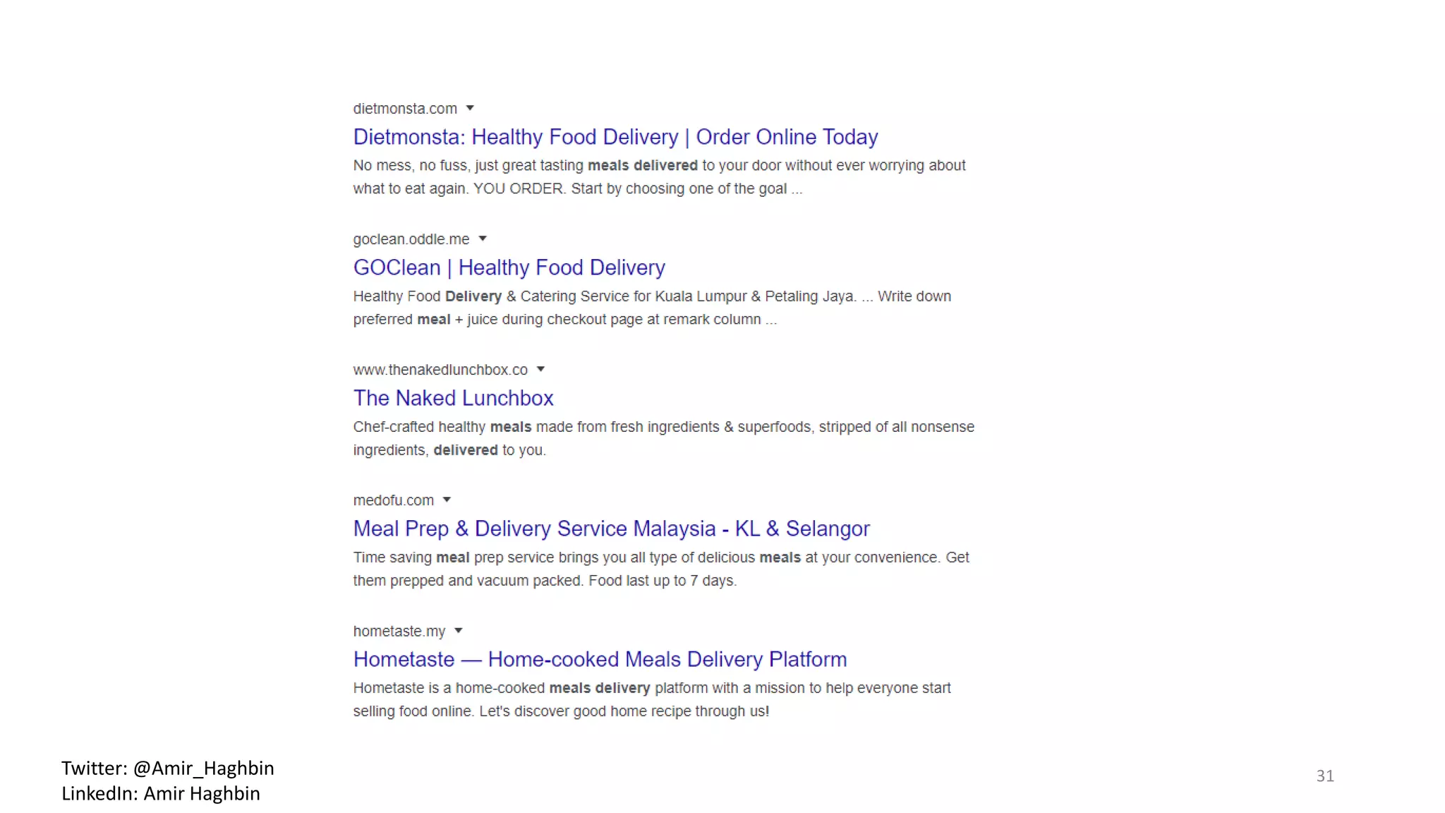 31Twitter: @Amir_Haghbin
LinkedIn: Amir Haghbin
 