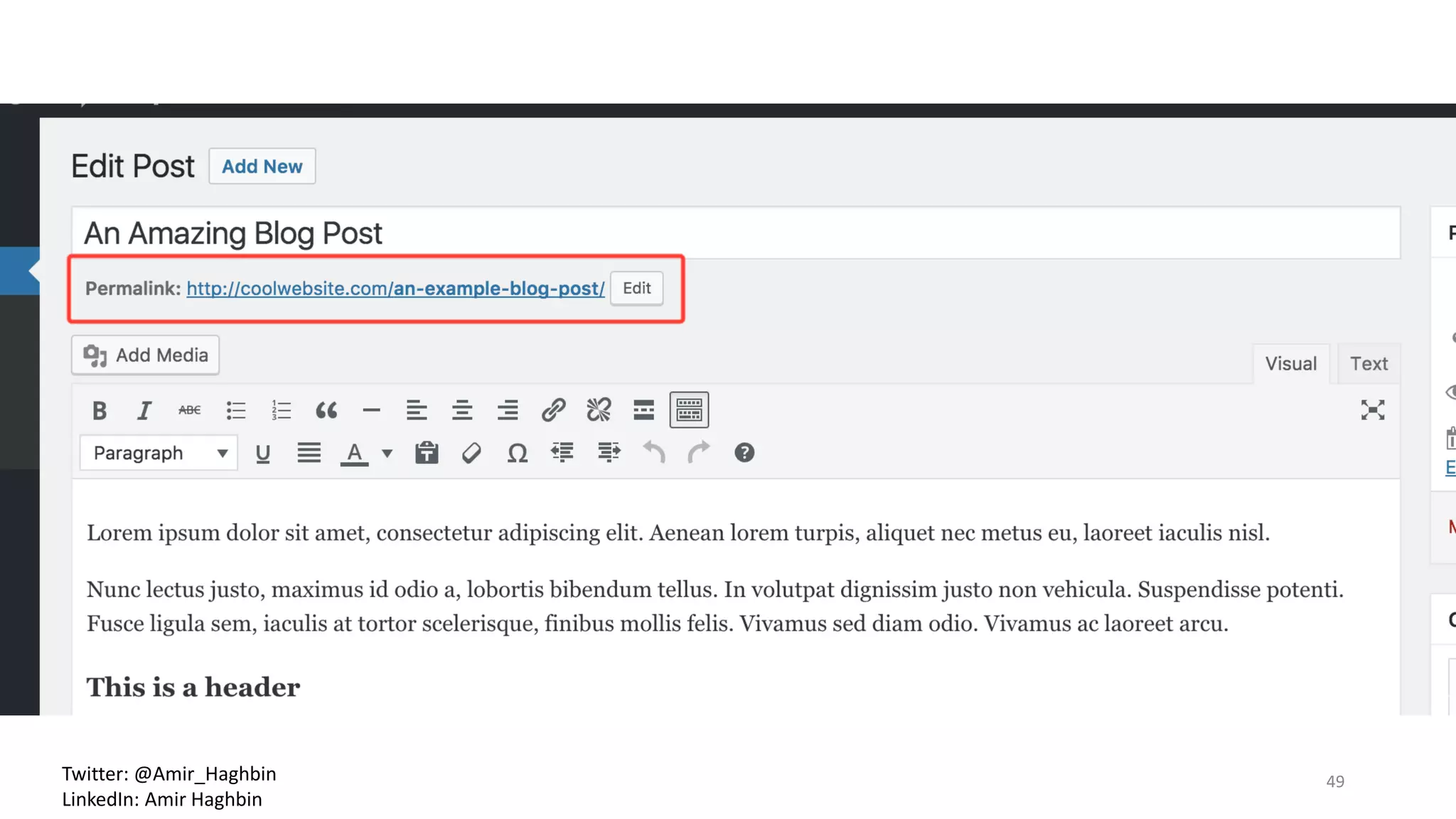 49Twitter: @Amir_Haghbin
LinkedIn: Amir Haghbin
 