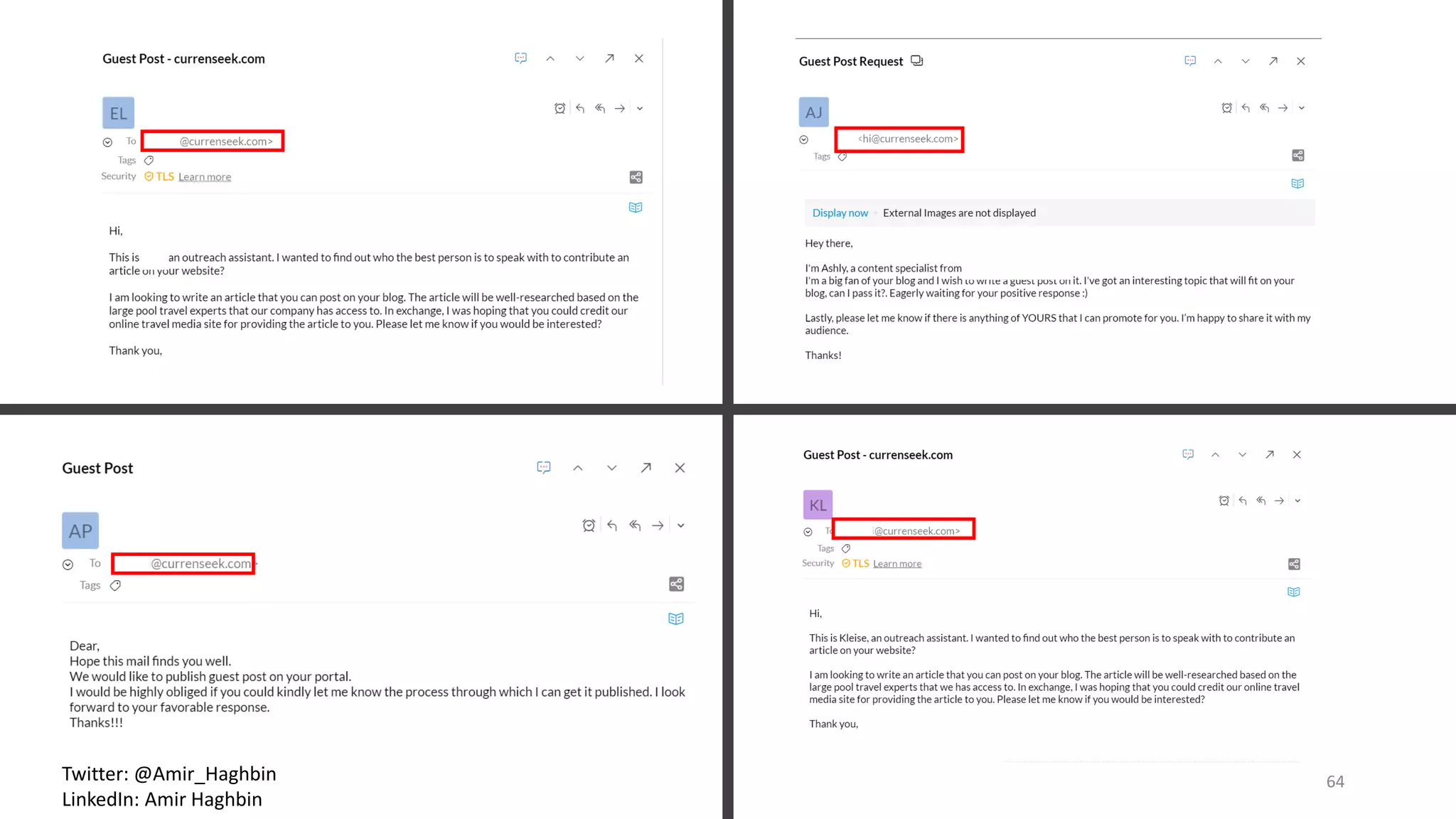 64Twitter: @Amir_Haghbin
LinkedIn: Amir Haghbin
 