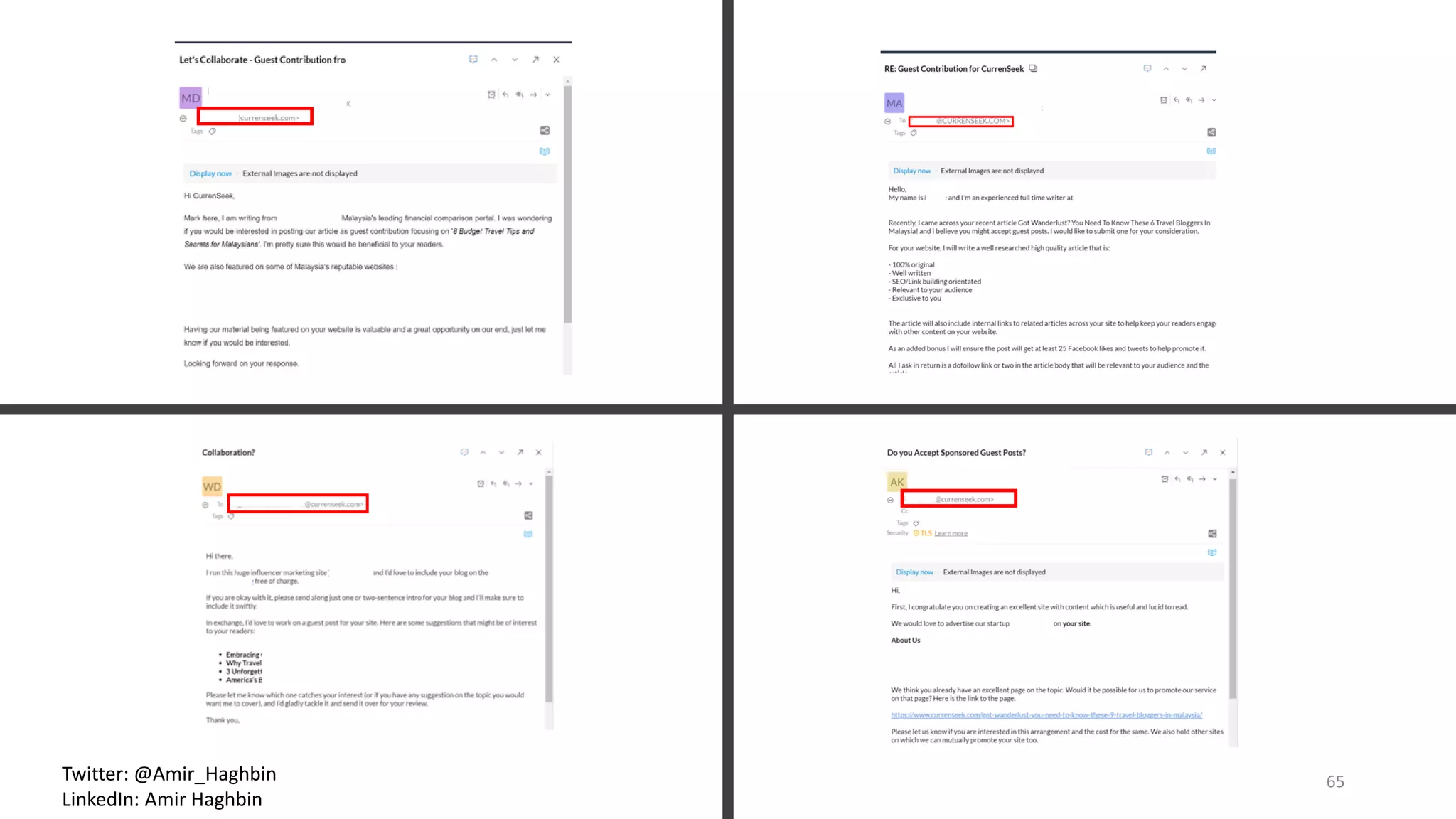 65Twitter: @Amir_Haghbin
LinkedIn: Amir Haghbin
 