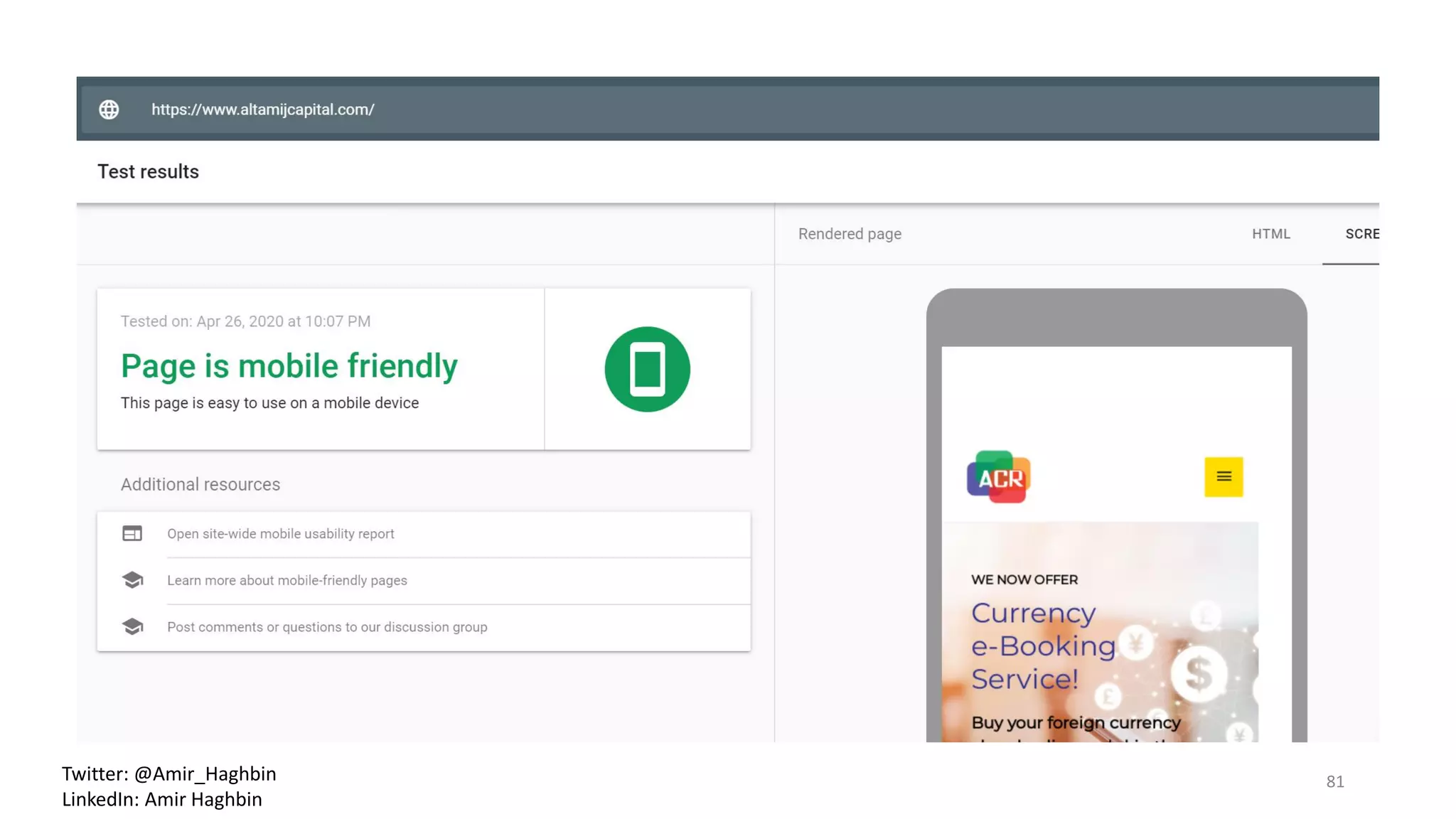 81Twitter: @Amir_Haghbin
LinkedIn: Amir Haghbin
 