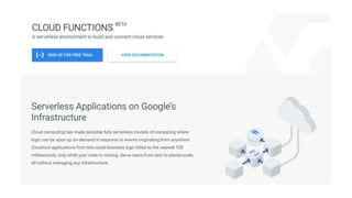Serverless. What, Why, Who & How?