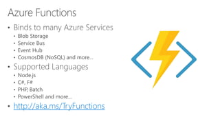http://aka.ms/TryFunctions
 