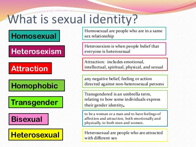 heterosexual self presentation definition
