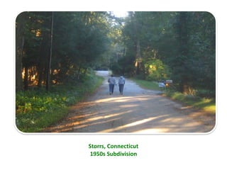Storrs, Connecticut 1950s Subdivision 