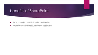 What is SharePoint? | PPTX