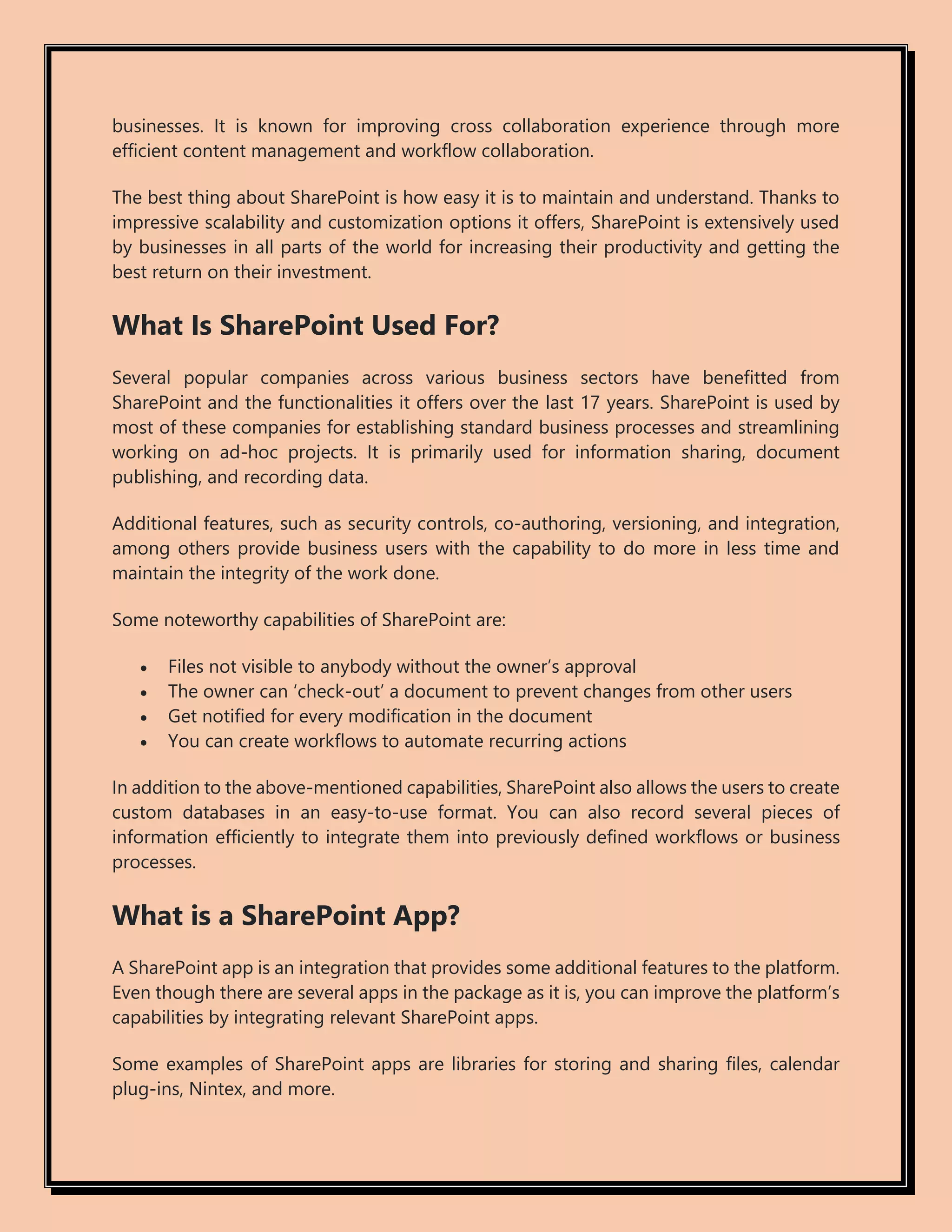 What is SharePoint Guide For Beginners 2022.pdf