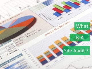 What
Is A
Site Audit ?
 