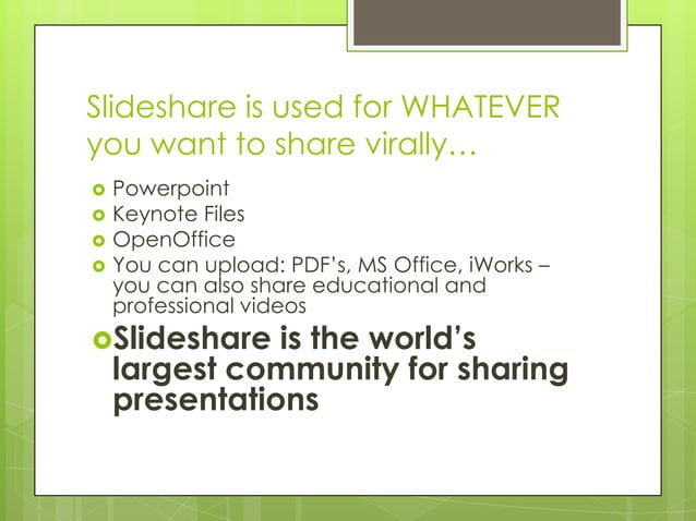 What is slideshare | PPTX