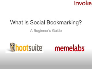 What is Social Bookmarking? A Beginner's Guide 