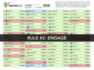 RULE #2: ENGAGE
 