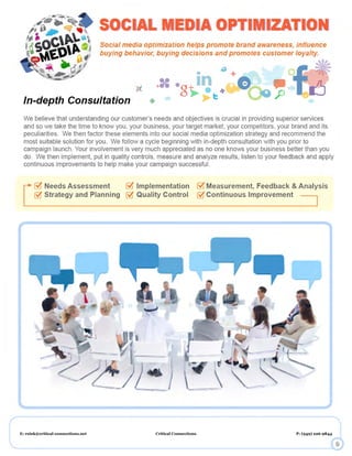 Inquiries: Richard Sink

rsink@critical-connections.net

(949) 226-9844

 