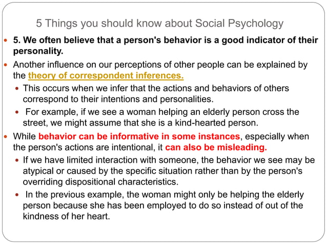 What Is Social Psychology PPT