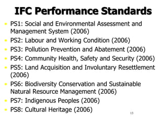 Comprehensive Overview of Social Safeguard Policies by International ...