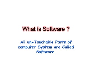 What is Software ?

 