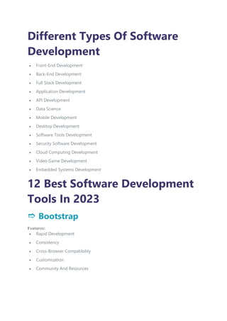 What Is Software and Exploring Its Types A Comprehensive Guide | PDF ...
