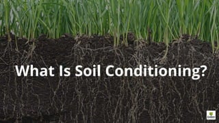 What Is Soil Conditioning
