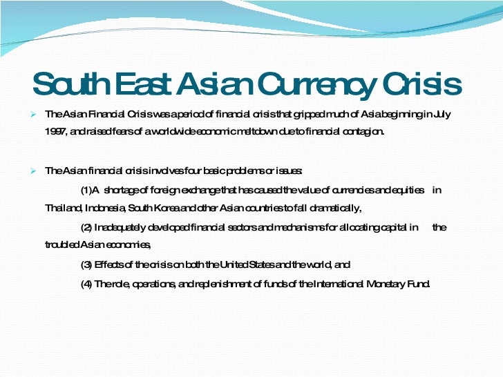 the east asia crisis essay the east asia crisis essay