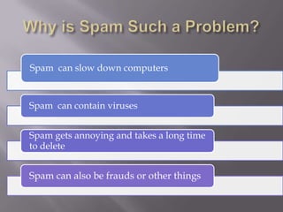 Why is Spam Such a Problem?