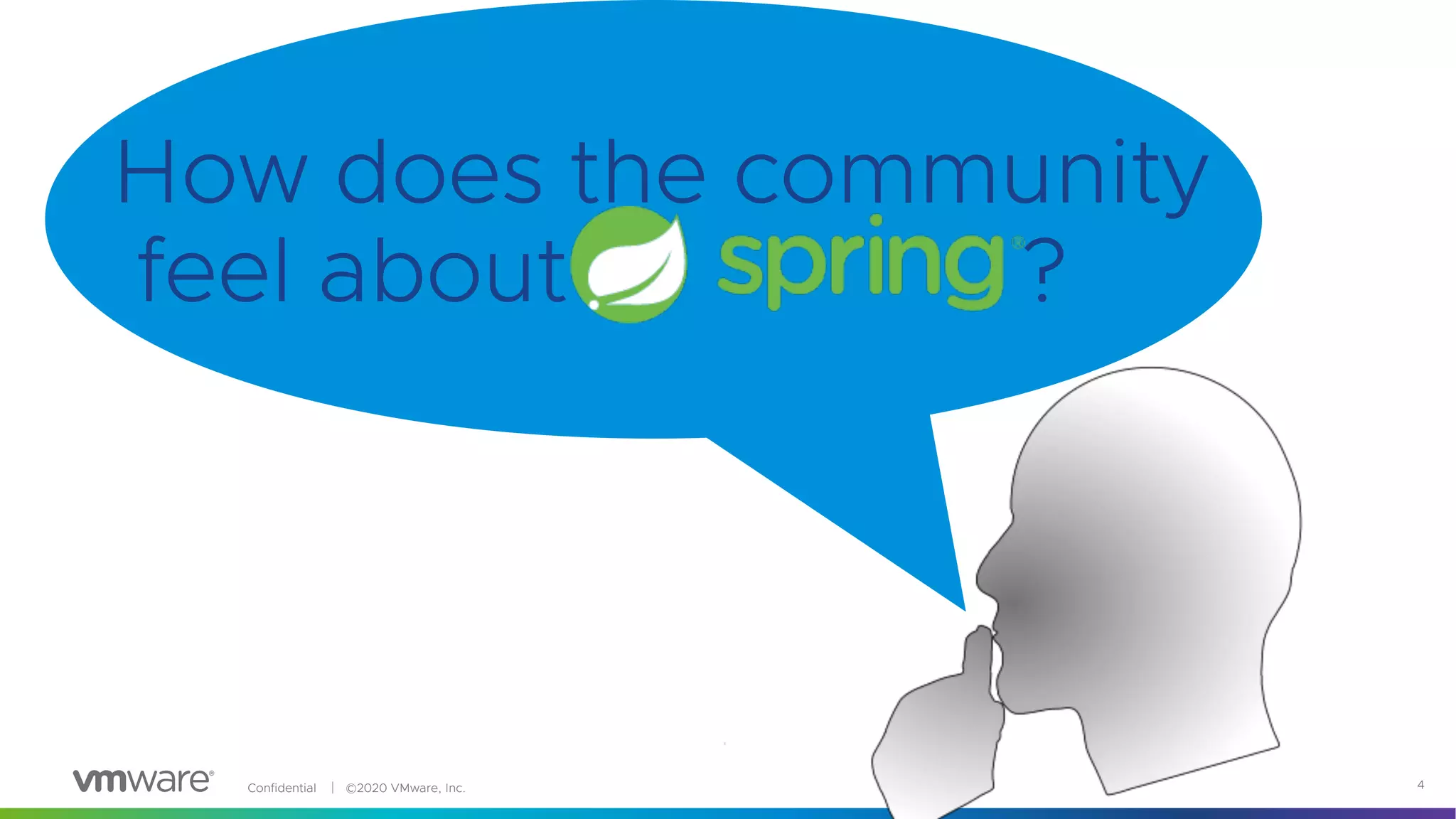 Confidential │ ©2020 VMware, Inc. 4
How does the community
feel about ?
 