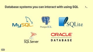 What is SQL? | PPT