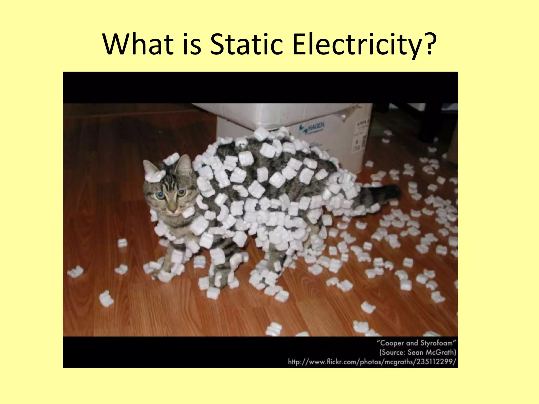What is static electricity PPT