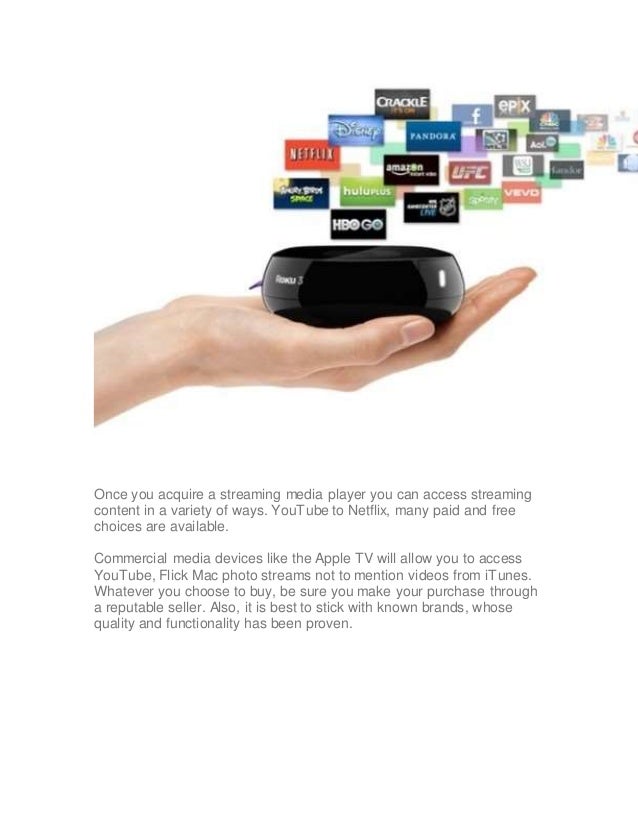 What is streaming media