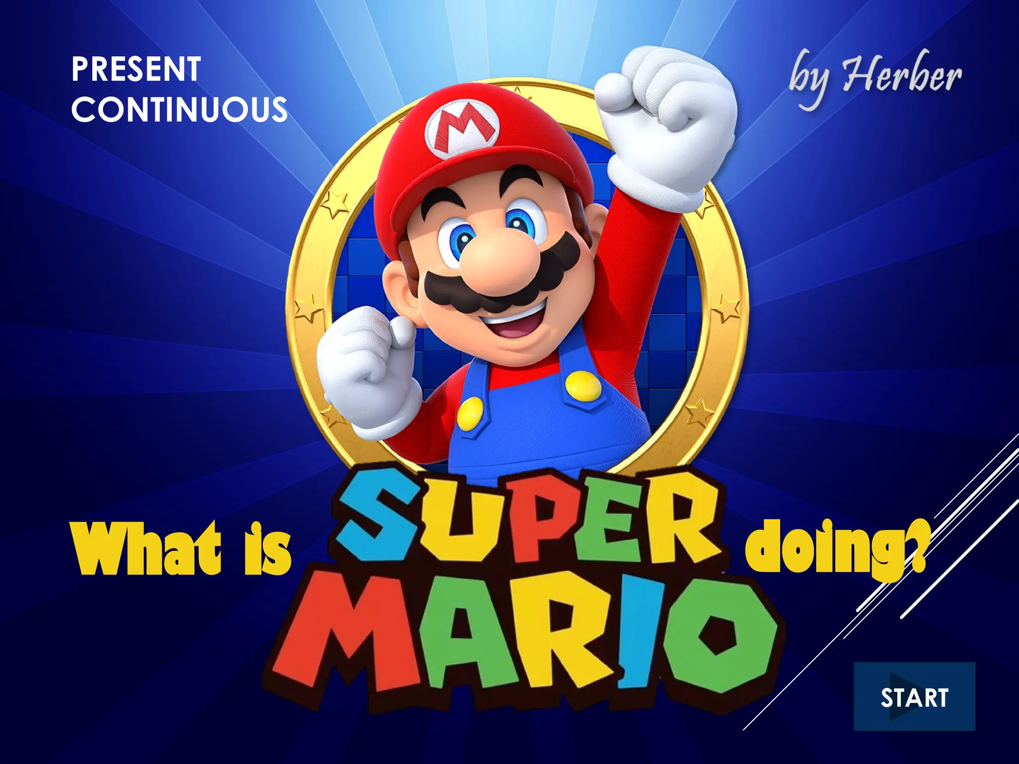 Present Continuous What is super mario doing.pptx