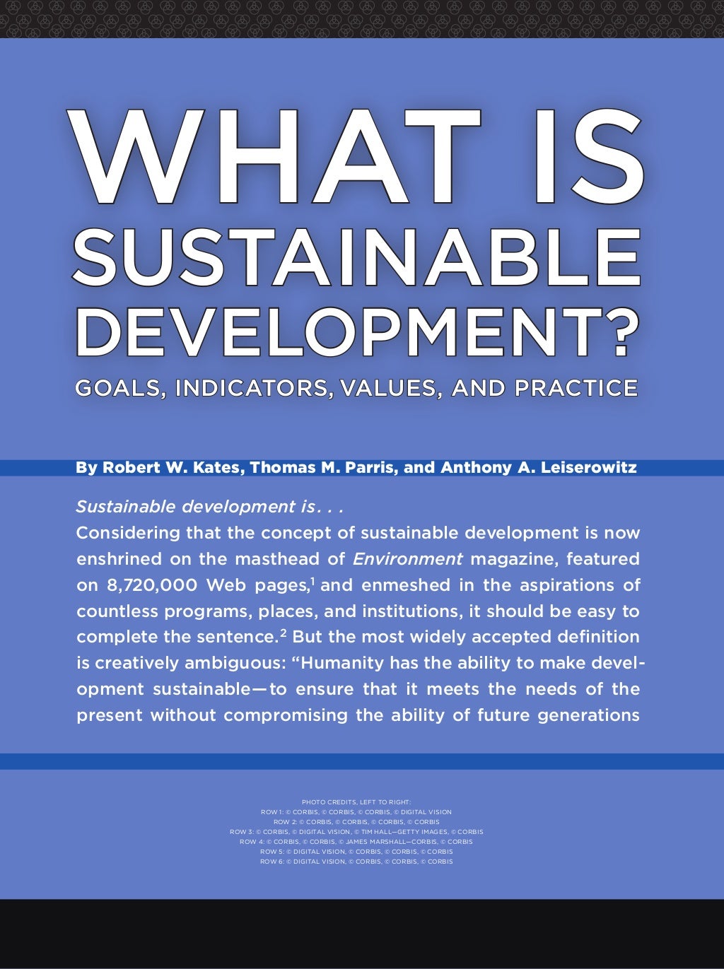 What Is Sustainable Development
