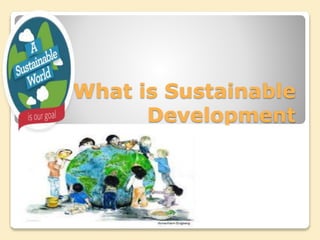 What is Sustainable
Development
 