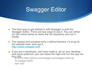 what is swagger editor used for what is swagger editor used for