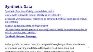 Unlocking the Power of Synthetic Data: Features, Benefits, and Market ...