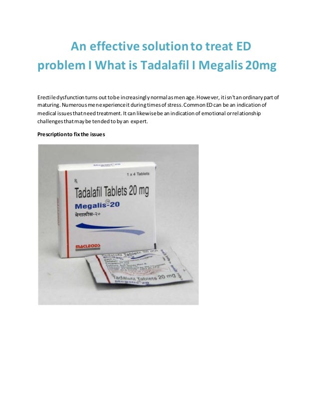 Tadalafil 20 mg macleods