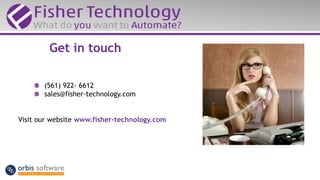 (561) 922- 6612
sales@fisher-technology.com
Visit our website www.fisher-technology.com
Get in touch
 